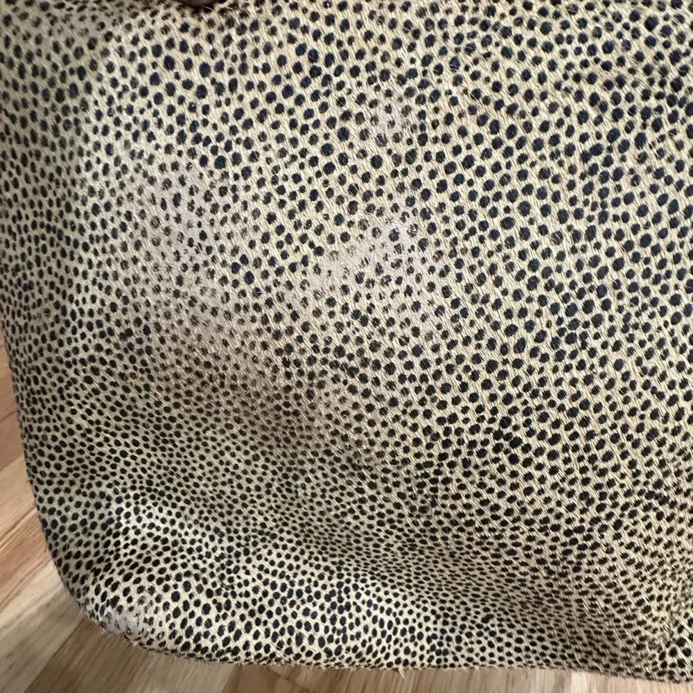 Madewell Tan and Brown Calf Hair Animal Print Women's Crossbody Bag - Picture 7 of 16